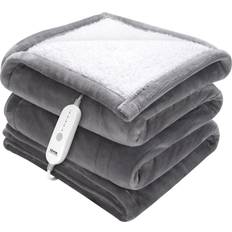 VEVOR Heated Sherpa Heating Blankets Gray (152.4x)