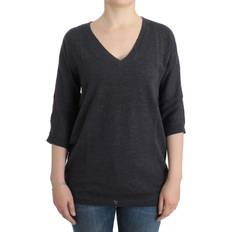Costume National Gray short sleeved sweater