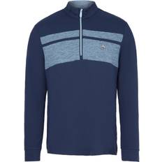 Original Penguin Original Heritage 1/4 Zip Pullover Black Iris