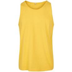 Men - Yellow Tank Tops Build Your Brand Basic Tank Top Yellow