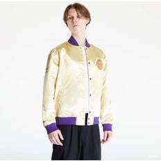 Gull Ytterklær Mitchell & Ness Lakers Lightweight Satin Jacket Gull