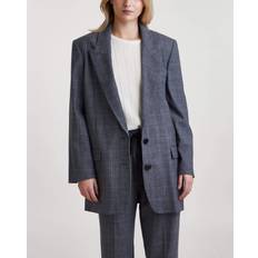 Isabel Marant Étoile Precious checked wool blazer grey