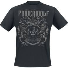 Crest Metal Is Religion T-Shirt black