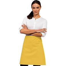 Women Aprons Premier Ladies/womens Mid-Length Apron Orange