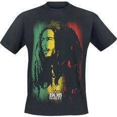 Bob Marley Stare Paint Stripe T-Shirt schwarz M, L, XL, XXL, 3XL