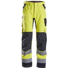 Snickers Workwear 6360 ProtecWork Arbetsbyxa varsel, gul/marinblå