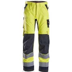 Snickers Workwear 6360 ProtecWork Työhousut huomioväri, keltainen/laivastonsininen