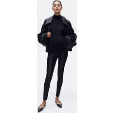 H&M MAMA Sort MAMA Leggings med glans