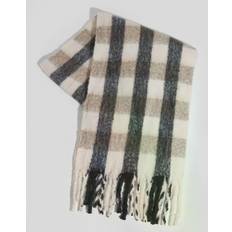Brown Scarfs Pieces Jolene Check Scarf Brown, Brown, Women Brown