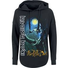 Iron Maiden Tröjor Iron Maiden Luvtröja Fear Of The Dark för Dam svart