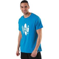 Bula Bekleidung Bula Curl Tee Blue, Male, Tøj, T-shirt