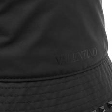 Valentino Tilbehør Valentino Garavani Black Stud Bucket Hat 0NO NERO