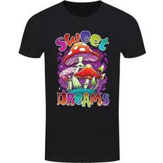 Grindstore Herr T-shirts Grindstore Sweet Dreams Mushrooms T-Shirt Black