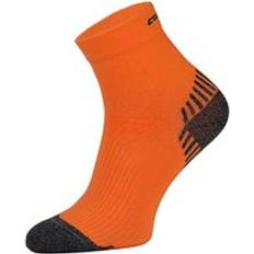 Orange - Running Underwear Low Cut Ankle Length Compression Running Socks Orange 9-11