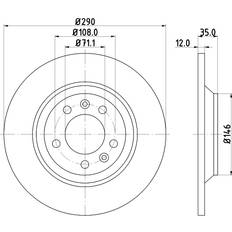 Hella PAGID 8DD 355 110-801