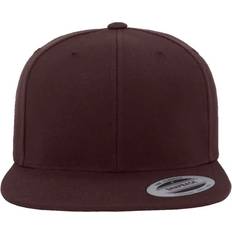 Acrylic Caps Yupoong The Classic Premium Snapback Cap Brown One