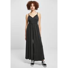 Orange Jumpsuits & Overaller Urban Classics Modal Spagetti Jumpsuit - Svart