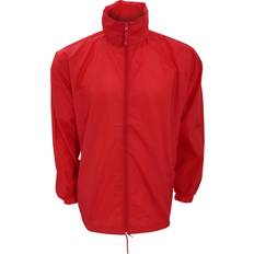 Casual Windbreaker Jacket Red