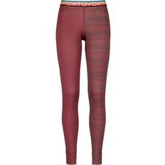 Ortovox 185 Rock'N'Wool Long Base Layer Bottoms - Red