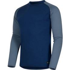Hellner Men's Nieras Merino Top 2.0, XL, Dress Blue/Flint Stone