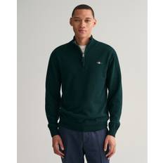 Gant Superfine Lambswool Half Zip Green