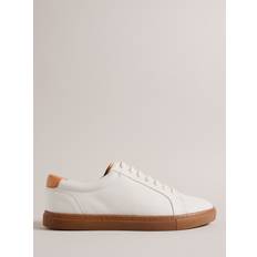 Udamo Leather Trainers, White