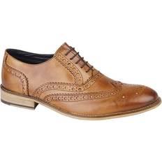 Herre - Snøring Oxford Roamers Leather Brogue Oxford Shoes Tan