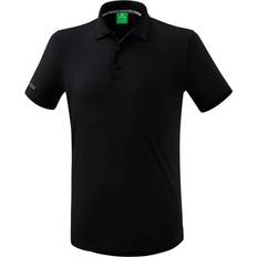 3XL - Unisex Polo Shirts Erima Functional Short Sleeve Polo Black Man