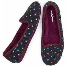 Moshulu 'Amaretti' Ballerina Slippers Dark Grey