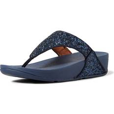 Flip-Flops Fitflop X03399-045 LULU glitter Toe-Thongs Midnight Navy US065