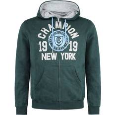 Champion Outerwear Champion Easy Fit Mens Dark Green Track Jacket