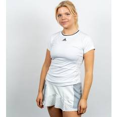 Dame - Tennis T-skjorter Adidas Kvinde Freelift Match Tee Hvid