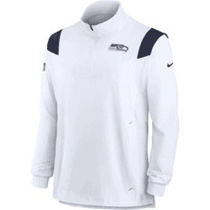 Nike Men's Repel Coach NFL Seattle Seahawks 1/4-Zip Jacket in White, NS35081K78-63Q