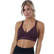 Røde BH-er Röhnisch Braid Sports Bra Red, Female, Tøj, Sports-bh, Træning, Rød