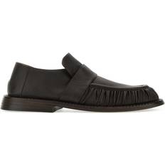 Marsell Dark Brown Leather Alluce Estiva Loafers