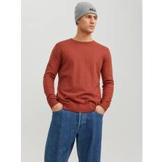 Herre - Orange - Striktrøjer Sweatere Jack & Jones Plain Jumper