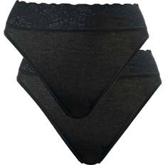 Calida Trusser Calida 2-Pack Lycraspitze - Black