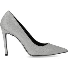 Dame - Snøring Pumps Ncub Ncub gaba silber glitzer pumps damen Silber