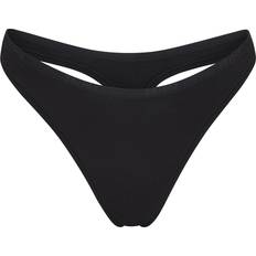 Black - Skiing Knickers SKIMS Dipped Thong Black Cotton Logo