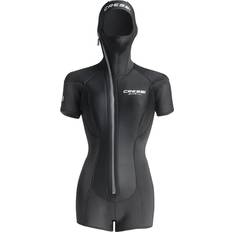 Dam Våtdräktsdelar Cressi Shell Multi Thickness Jacket W/Hood Lady -Premium Neoprene 5mm