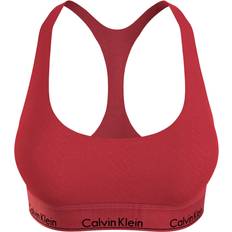 Rojo Sujetadores Calvin Klein Modern Cotton Holiday Bralette, Rouge