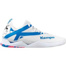 Kempa Wing Lite 2.0 Women, Casual, Running and Sports, Trainers, Handball, Jogging, Outdoor Leisure Shoes, Lightweight and Breathable, White, fair Blue