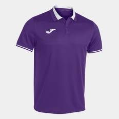 Purple - Unisex Polo Shirts Joma Championship IV Polo Purple/White