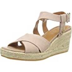 Geox Women Espadrilles Geox PANAREA Espadrille Wedge Sandal, Nude