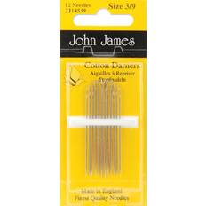 Hopea Langat John James Cotton Darners Hand Needles-Size 3/9 12/Pkg