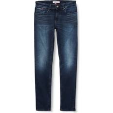 Chino's - Multikleur Broeken Tommy Hilfiger Austin Slim Spijkerbroek - Blauw