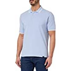 Poloshirts Seidensticker Kragen Polo-Shirt Gerader Schnitt Normal-Fit Blau