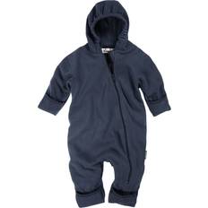 Combi-pantalons Playshoes Navy Blue Fleece Baby Pramsuit