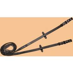 Reins Fouganza Horse Riding Silicone Grip Reins For Horse And Pony Black
