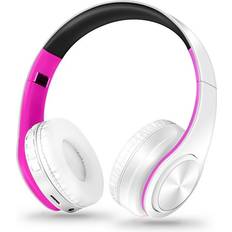 Headphones Geni-Store white pink Bluetooth